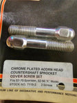 1957-70 Harley Sportster XL NOS Colony Chrome Acorn Head Sprocket Cover Screw Se