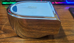 1984-1997 Harley Softail NOS Custom Chrome Rick Doss Chrome Ribbed Coil Cover