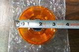 1986-2014 Softail FL FXRT Chrome Specialties Amber/Blue Dot Turn Signal Lens