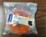 1986-2014 Softail FL FXRT Chrome Specialties Amber/Blue Dot Turn Signal Lens