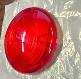 1973-1985 Harley Super Glide Dyna Softail Sportster Flat Red Turn Signal Lens