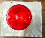 1973-1985 Harley Super Glide Dyna Softail Sportster Flat Red Turn Signal Lens