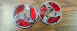 Custom FLH Heritage Softail Classic Road King Stiletto Red Turn signal Lens Kit
