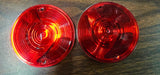 Custom FLH Heritage Softail Classic Road King Stiletto Red Turn signal Lens Kit