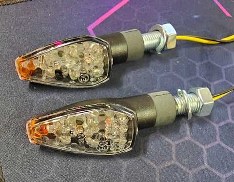 Custom LED Turn Signals Buell Ducati Motorcycle Harley Yamaha Honda Kawasaki Pr!