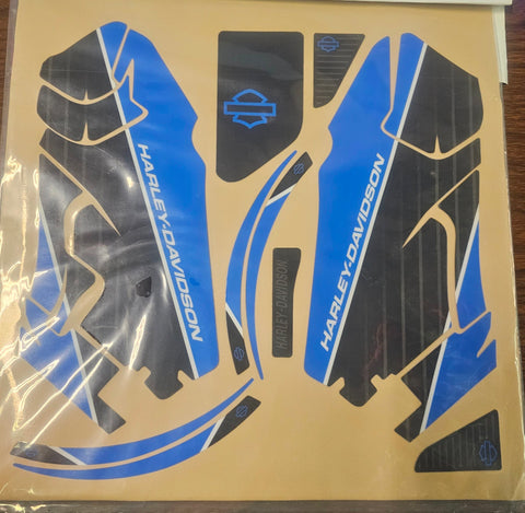 eBIKE Harley-Davidson IRONe Balance Revelation Blue Graphics Sticker Kit