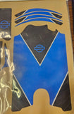 eBIKE Harley-Davidson IRONe Balance Revelation Blue Graphics Sticker Kit