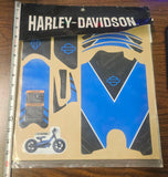 eBIKE Harley-Davidson IRONe Balance Revelation Blue Graphics Sticker Kit
