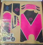 eBIKE Harley-Davidson IRONe Balance Revelation Pink Graphics Sticker Kit