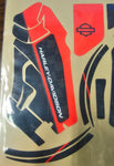 eBIKE Harley-Davidson IRONe Balance Revelation Harley Orange Graphics Sticker