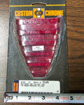 1973^ 4-Speed Dresser Models Custom Chrome Red Arrowhead Taillight Lens