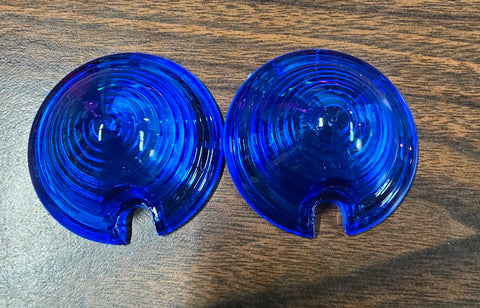 Blue Bullet Light Lens Plastic