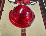 NOS Biker's Choice 2" Red Bullet Light Lens