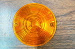 1986^ Harley 4-Speed Dresser Models NOS Custom Chrome Amber Flat Lens