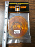 1986^ Harley 4-Speed Dresser Models NOS Custom Chrome Amber Flat Lens