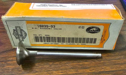 OEM Harley Davidson Screamin Eagle Exhaust Valve NOS Big Twin Softail 18039-93
