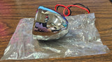 Harley EMGO Speeder Bullet Turn Signal Light 12V w/Grill Chrome Red Filament