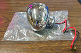 Harley EMGO Speeder Bullet Turn Signal Light 12V w/Grill Chrome Red Filament