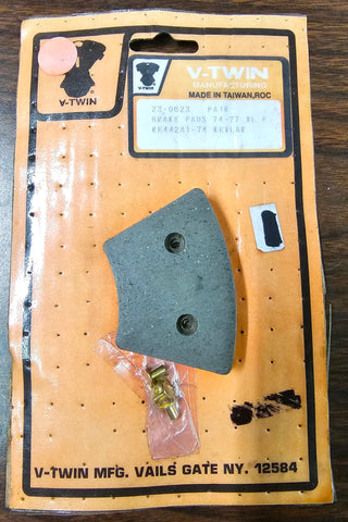 1974-1977 Harley Sportster Low Rider Super Glide NOS V-Twin Front Brake Pads