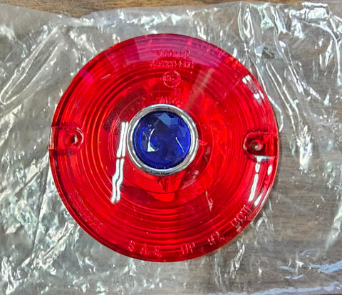 1986^ Red Lens Blue Dot Harley FLH Bagger Road King Ultra Heritage