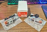 Dual Filament Turn Signal Billet Clear Lens Buell Harley Motorcycle Honda