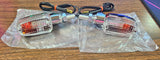 Dual Filament Turn Signal Billet Clear Lens Buell Harley Motorcycle Honda