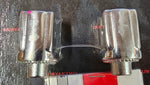 OEM Kuryakyn Splined Chrome Peg Adapter Mount Honda Goldwing CBR1000RR Suzuki SV