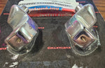 Kuryakyn Rear Chrome Splined Footpeg Adapters 2013-2016 Honda Goldwing Valkyrie