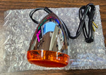 Chrome Bullet Front Turn Signal Single Filament