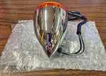 Chrome Bullet Front Turn Signal Single Filament