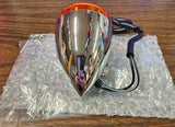 Chrome Bullet Front Turn Signal Single Filament