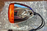 Chrome Bullet Front Turn Signal Single Filament