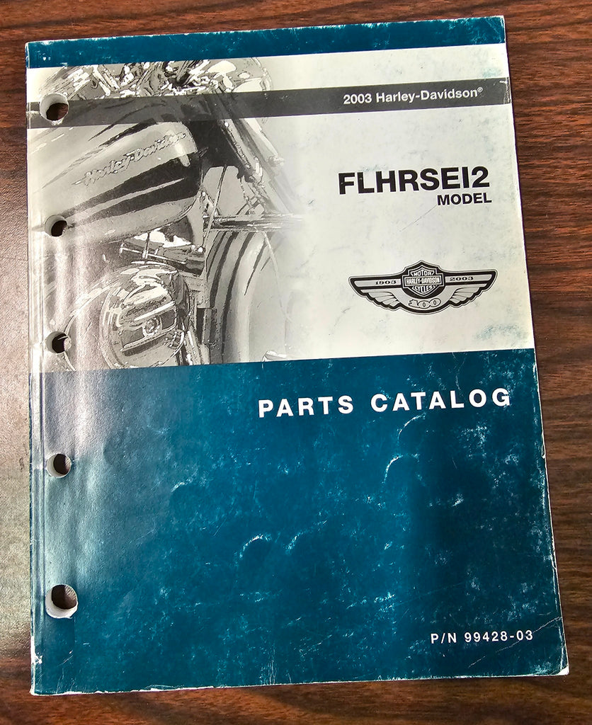 Harley Davidson 2003 FLHRSEI2 Screamin' Eagle Parts Catalog