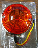 Dual Filament FLH Turn Signal Amber Lens Panhead Shovelhead