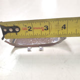 Chrome Plate 4" Flat Taillight Visor 1955-72 Harley Shovelhead Panhead Sportster