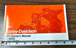 Harley Davidson 1977 Sportster XL-1000 XLCH-1000 Owners Manual