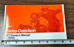 Harley Davidson 1977 Sportster XL-1000 XLCH-1000 Owners Manual