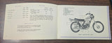 Harley Davidson OEM AMF 1976 SS/SXT-125 Aermacchi Owners Manual