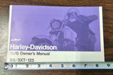 Harley Davidson OEM AMF 1976 SS/SXT-125 Aermacchi Owners Manual