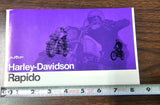 Harley Davidson 1972 Rapido-125 Aermacchi Owners Manual Book NOS Aermacchi OEM