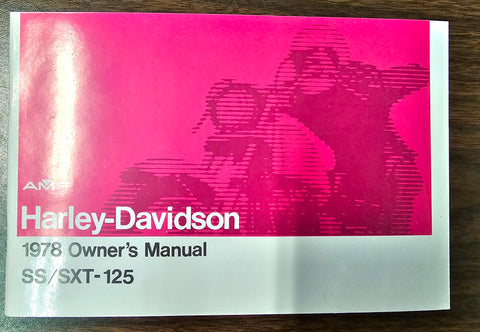 1978 Harley Davidson Aermacchi SS/SXT-125 AMF Owners Manual