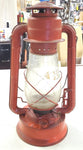 Vtg Red Dietz WFS No.129 Crescent Oil Kerosene Lamp Lantern Camp Light Hong Kong