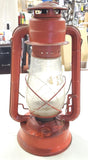 Vtg Red Dietz WFS No.129 Crescent Oil Kerosene Lamp Lantern Camp Light Hong Kong