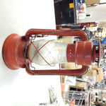 Vtg Red Dietz WFS No.129 Crescent Oil Kerosene Lamp Lantern Camp Light Hong Kong