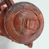Vtg Red Dietz WFS No.129 Crescent Oil Kerosene Lamp Lantern Camp Light Hong Kong