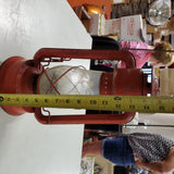 Vtg Red Dietz WFS No.129 Crescent Oil Kerosene Lamp Lantern Camp Light Hong Kong