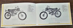 Harley Davidson Aermacchi 1972 Lightweight Baja Owners Manual