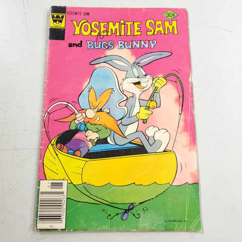 30c Whitman Yosemite Sam Bugs Bunny #45 Jul 1977 Gold Key Warner Bros Comic Book