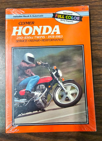 Clymer Maintenance & Service Repair Shop Manual Honda 250-450cc Twins 1978-1983