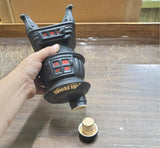 Vtg 1968 EMPTY Ezra Brooks Pot Bellied Black Stove Collectors Series Decanter